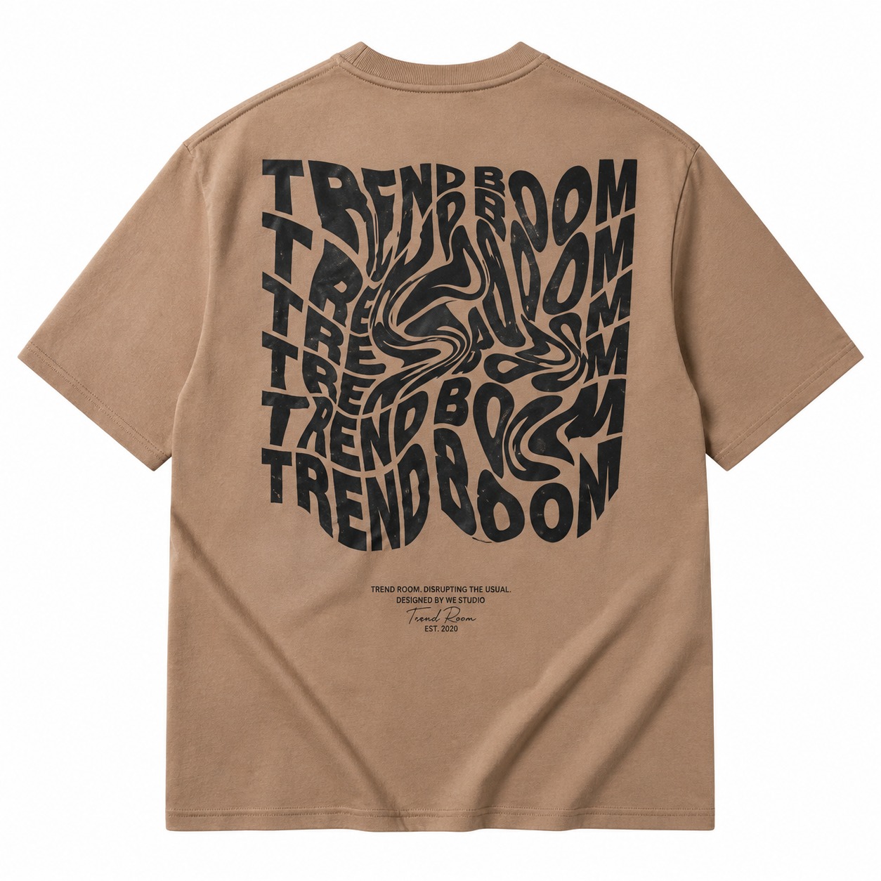 Graphic Drop Shoulder Oversized Tee – Trend Boom Flatlay